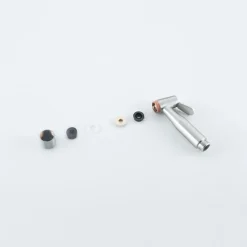FugaFlow Eccelente Acces Bidetset - Rvs - Handdouche - Slang 150cm - Houder - Geborsteld Rvs Pvd