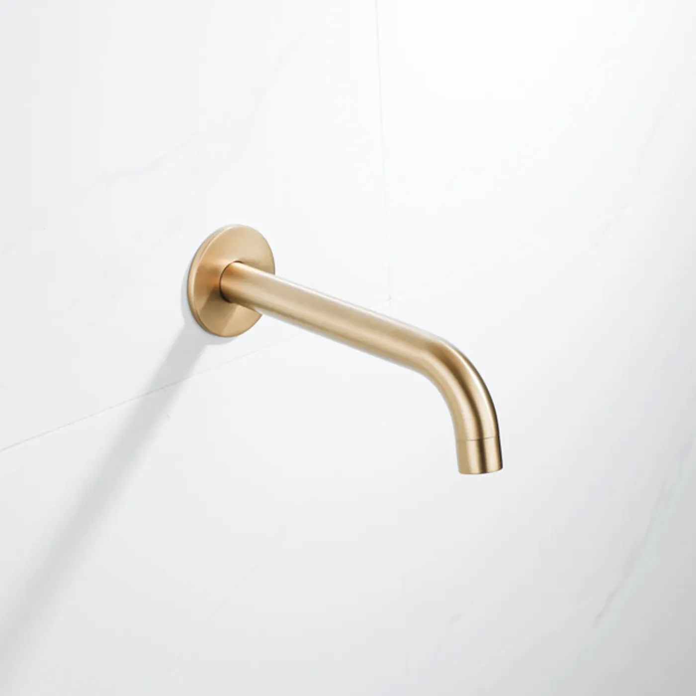 FugaFlow Eccelente Acces Uitloop - 22cm Inkortbaar - Geborsteld Messing Pvd (goud)