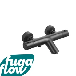 FugaFlow Efficiente Sobrado Thermostatische Bad-/douchekraan Zwart
