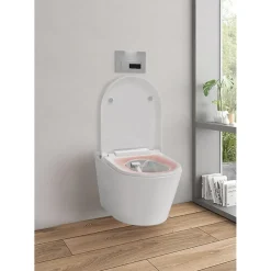 FugaFlow Pietra Douche Wc - Randloos - Fohn - Ladydouche - Glans Wit