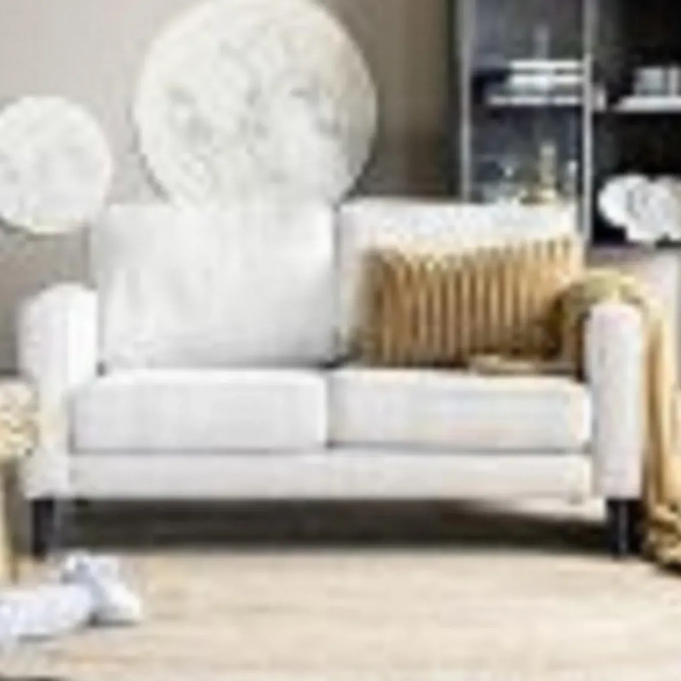 Furnilux Wanddecoratie - Abstract Clay 45x45 cm - Beige - Klein