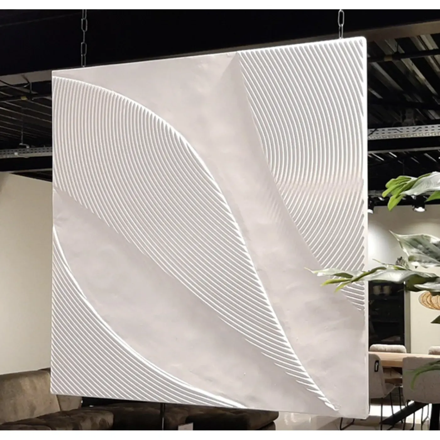 Furnilux Wanddecoratie - Tazi klein 45 x 45 cm - Wit