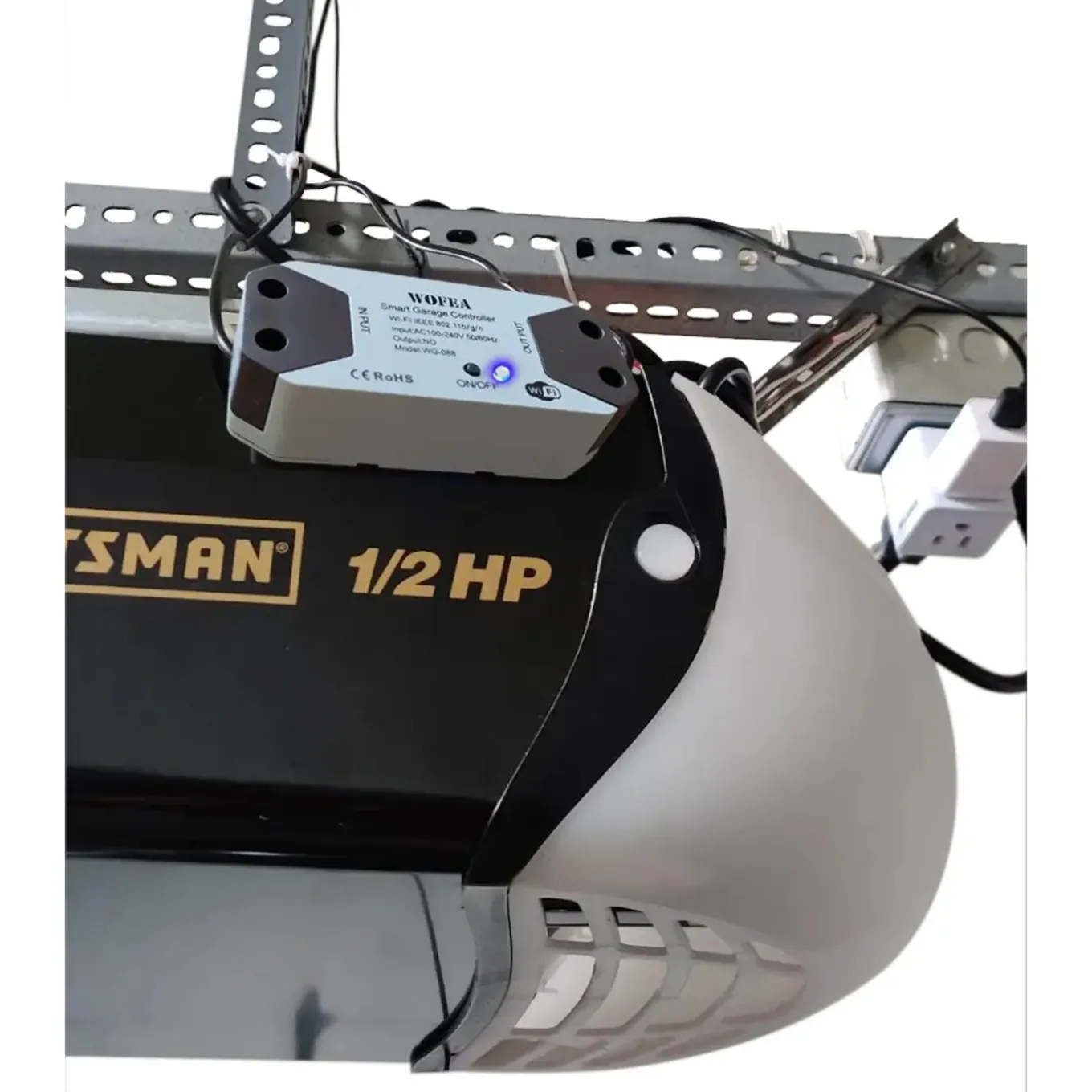 Garagedeur Opener Voor Bestaande Aandrijving Met Wifi Bediening En Spraakbesturing