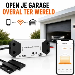 Garagedeur Opener Voor Bestaande Aandrijving Met Wifi Bediening En Spraakbesturing