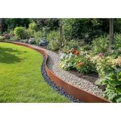 Garmix Cortenstaal Borderrand 19cm 10 Meter, 0,6mm