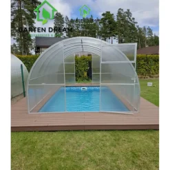 Garten Dream - Zwembad Overkapping - Marina - 3x8m - Verzinkt Staal - 4mm Polycarbonaat