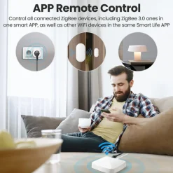 Smartlife Domotica Gateway Voor Smart Home Met Bekabelde Verbinding En Ondersteuning Zigbee Matter