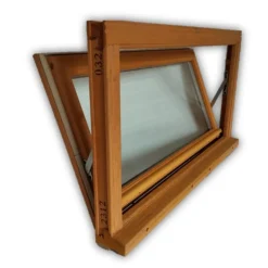 GD Menuiseries - Houten Klepframe H45 X L60 Tafelribben