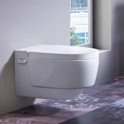 Geberit Aquaclean Mera Classic Douche-wc – Föhn & Geurafzuiging – Wit, Designafdekking Wit