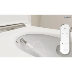 Geberit Aquaclean Sela Douche-wc – Oriëntatielicht & Ladydouche – Wit, Designafdekking Wit