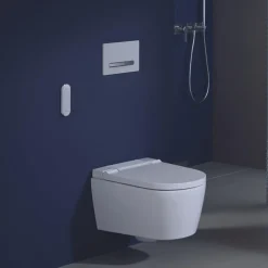 Geberit Aquaclean Sela Douche-wc – Oriëntatielicht & Ladydouche – Wit, Designafdekking Wit