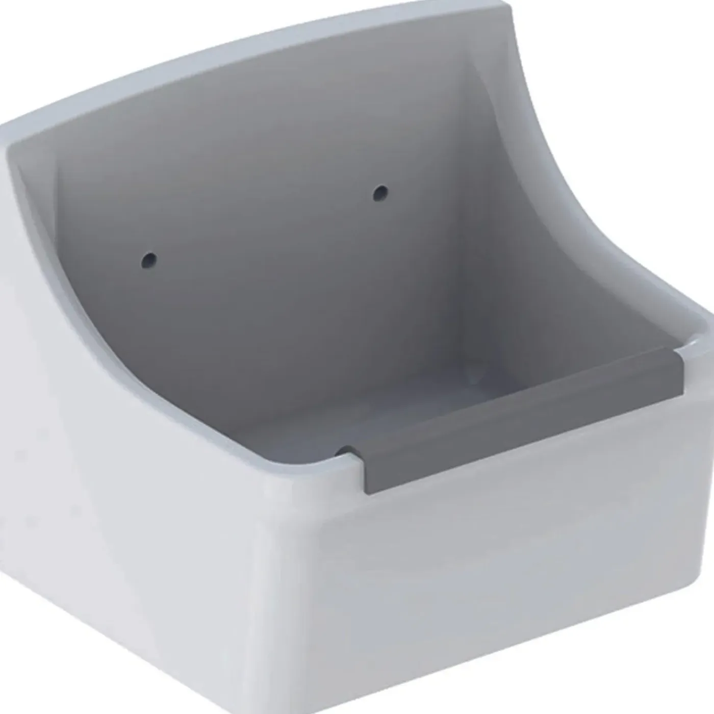 Geberit 300 Basic Norma Uitstortgootsteen - Met Stootrand - 35x45x35cm - Met Gaten - Voor