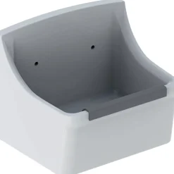 Geberit 300 Basic Norma Uitstortgootsteen - Met Stootrand - 35x45x35cm - Met Gaten - Voor