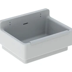 Geberit 300 Basic 300 - Uitgietbak - 61x46cm - Met Overloop - Wit