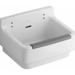 Geberit 300 Basic 300 - Uitgietbak - 61x46cm - Met Overloop - Wit