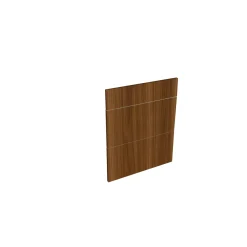 Geheel van 1 lade + 2 korflades keukenkast Modulo Clara Walnoot 60 x72 cm