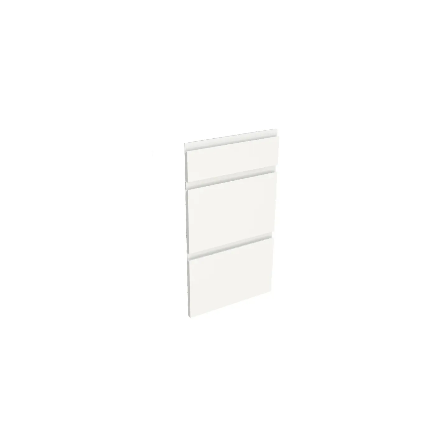 Geheel van 1 lade + 2 korflades keukenkast Modulo Emy Puur Wit 40 * 72 cm