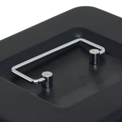 Geldkist 10359190 - met sleutelslot - 6 opbergvakken - 25x18x9cm