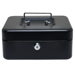 Overig Geldkist 10359189 - met sleutelslot - 6 Vakken Gelddoos, Klein Formaat - 20x16x9cm