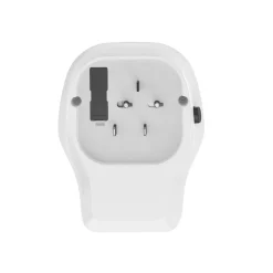 Gembird - Universele Reisstekkerset Met Usb Lader, 20 W, Wit