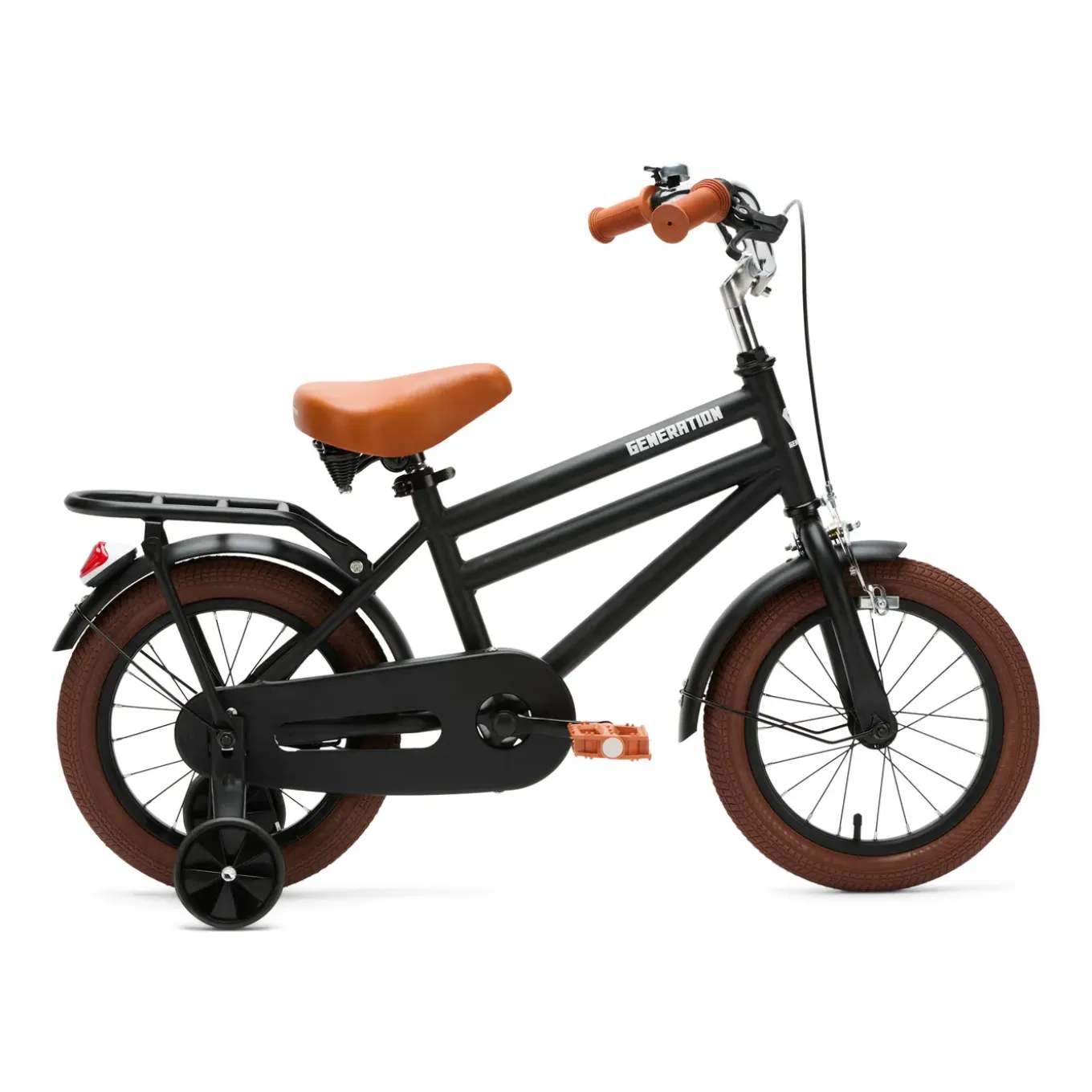 Generation City 14 Inch Matzwart - Kinderfiets