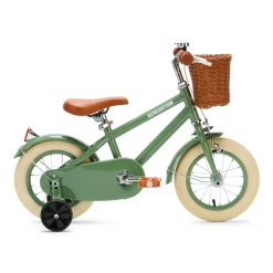 Generation Retro 12 Inch Groen – Kinderfiets Met Mandje