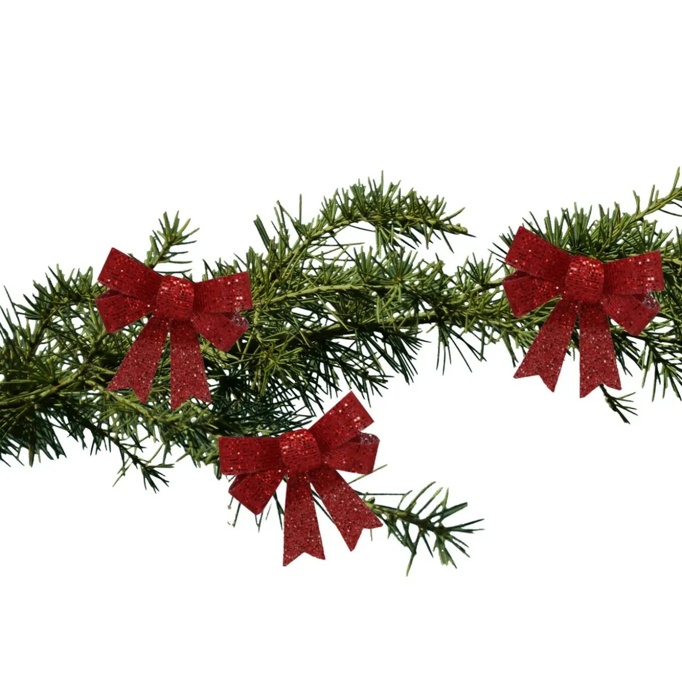 Gerimport Kerststrikken -3x - Rood - 10x13 Cm - Kersthanger