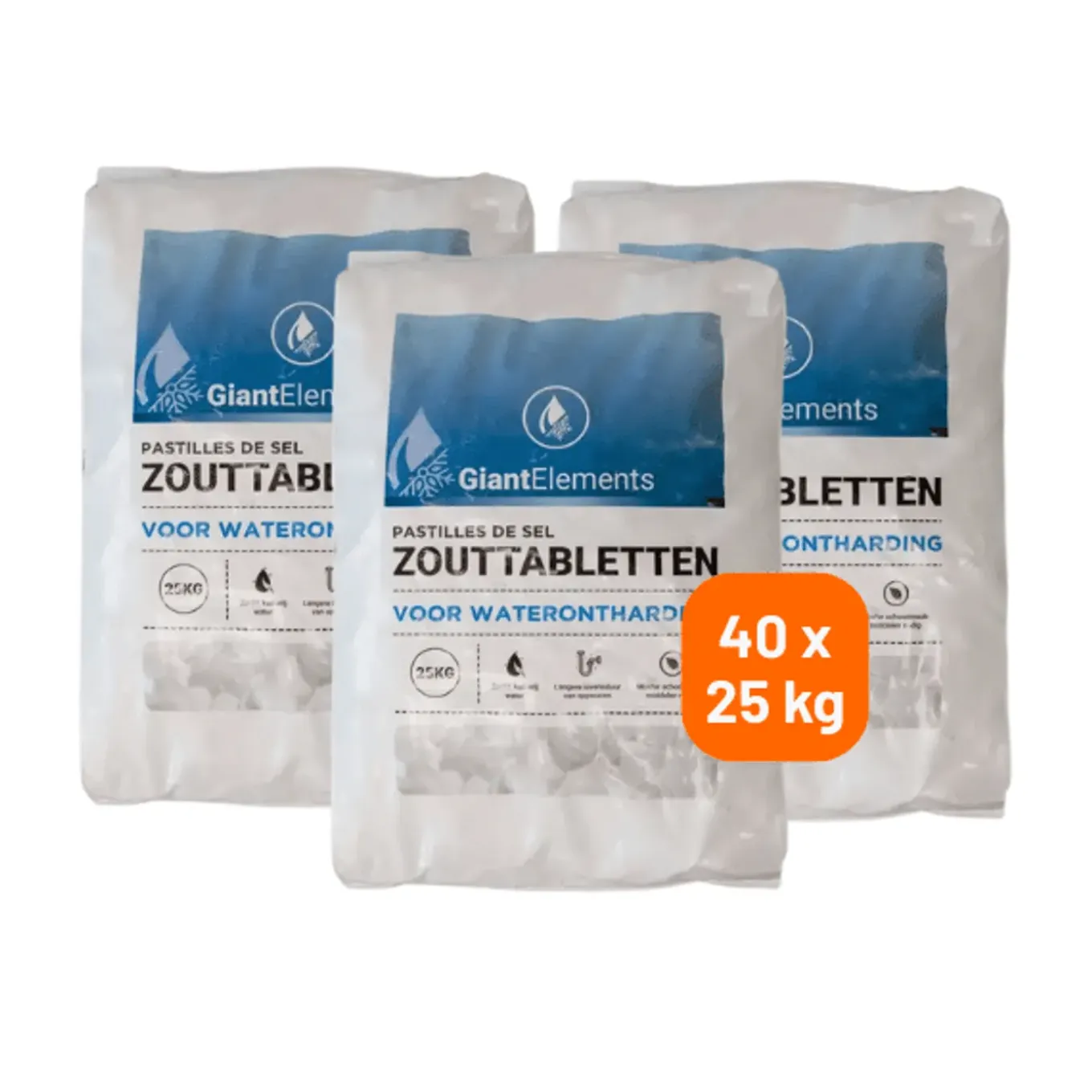 Giant Elements Regeneratiezout 40 X 25 Kg Zakken (1000kg)
