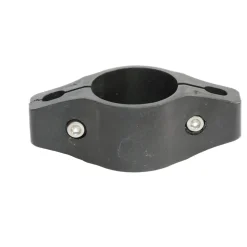 Giardino middenklem voor ronde paal zwart 48mm