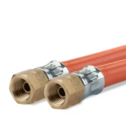 Gimeg Pvc Gasslang - Flexibel - Messing Schroefkoppelingen - 1,5m - 20 bar