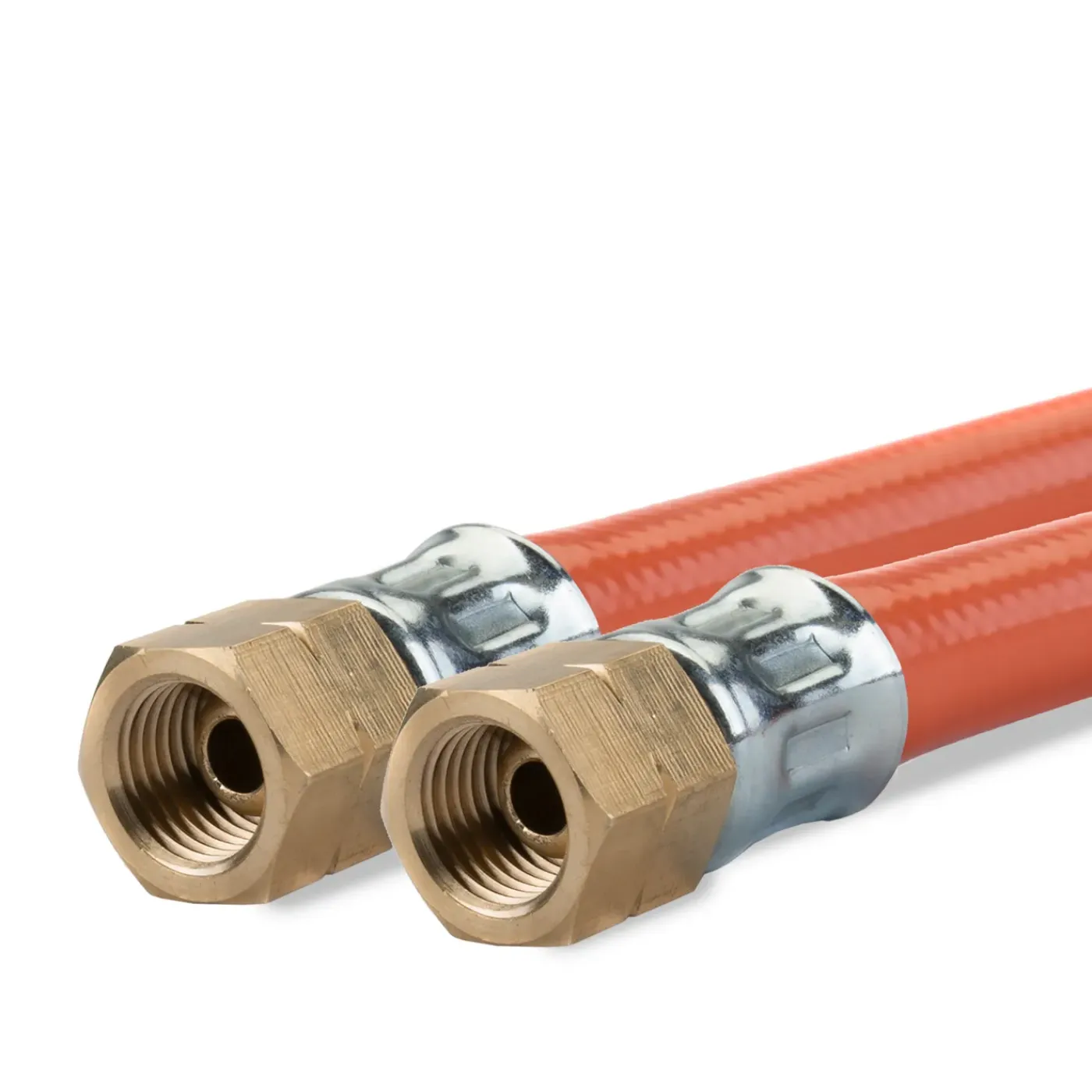 Gimeg Pvc Gasslang - Flexibel - Messing Schroefkoppelingen - 1,5m - 20 bar