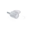 Glasplaathouder - Transparant Metaal En Kunststof - 5 mm - 8 Stuks