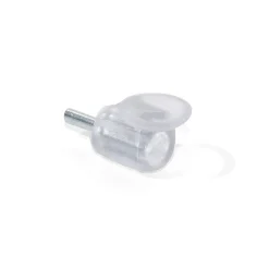 Glasplaathouder - Transparant Metaal En Kunststof - 5 mm - 8 Stuks