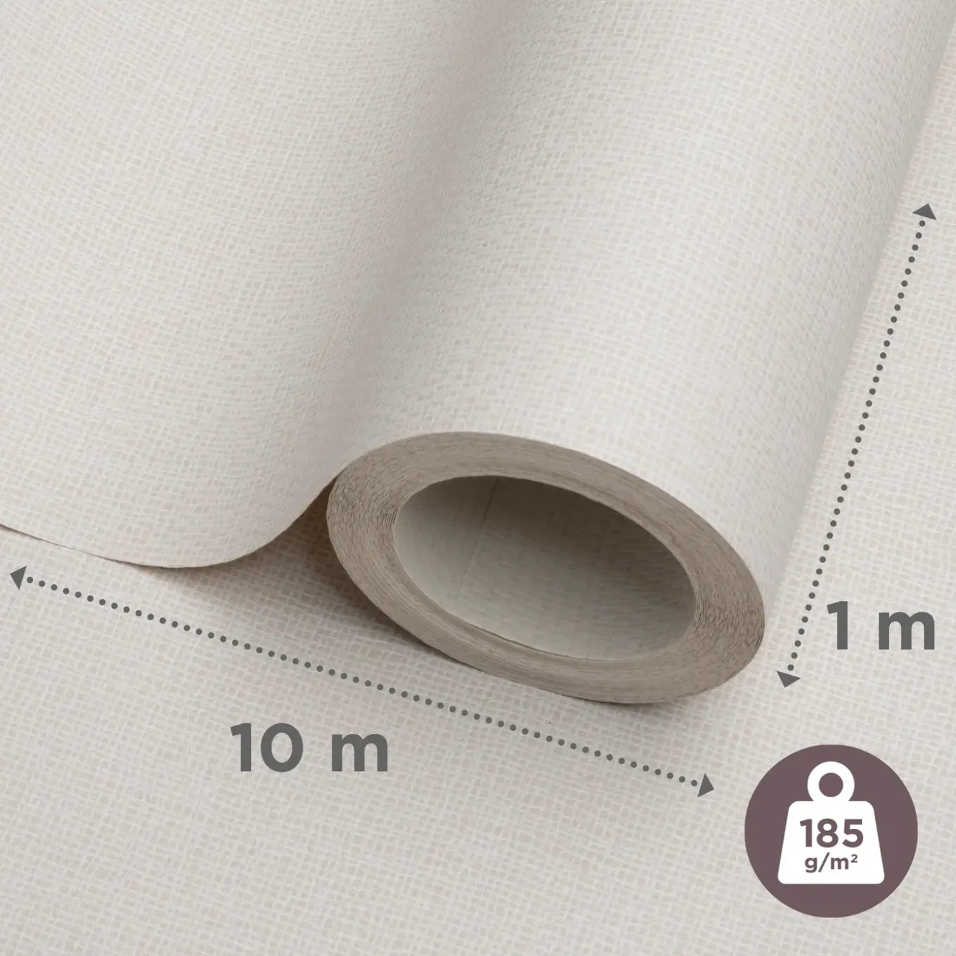 Glasweefselbehang Novelio Nature Flair Rice - 10 m - 185 g/m²
