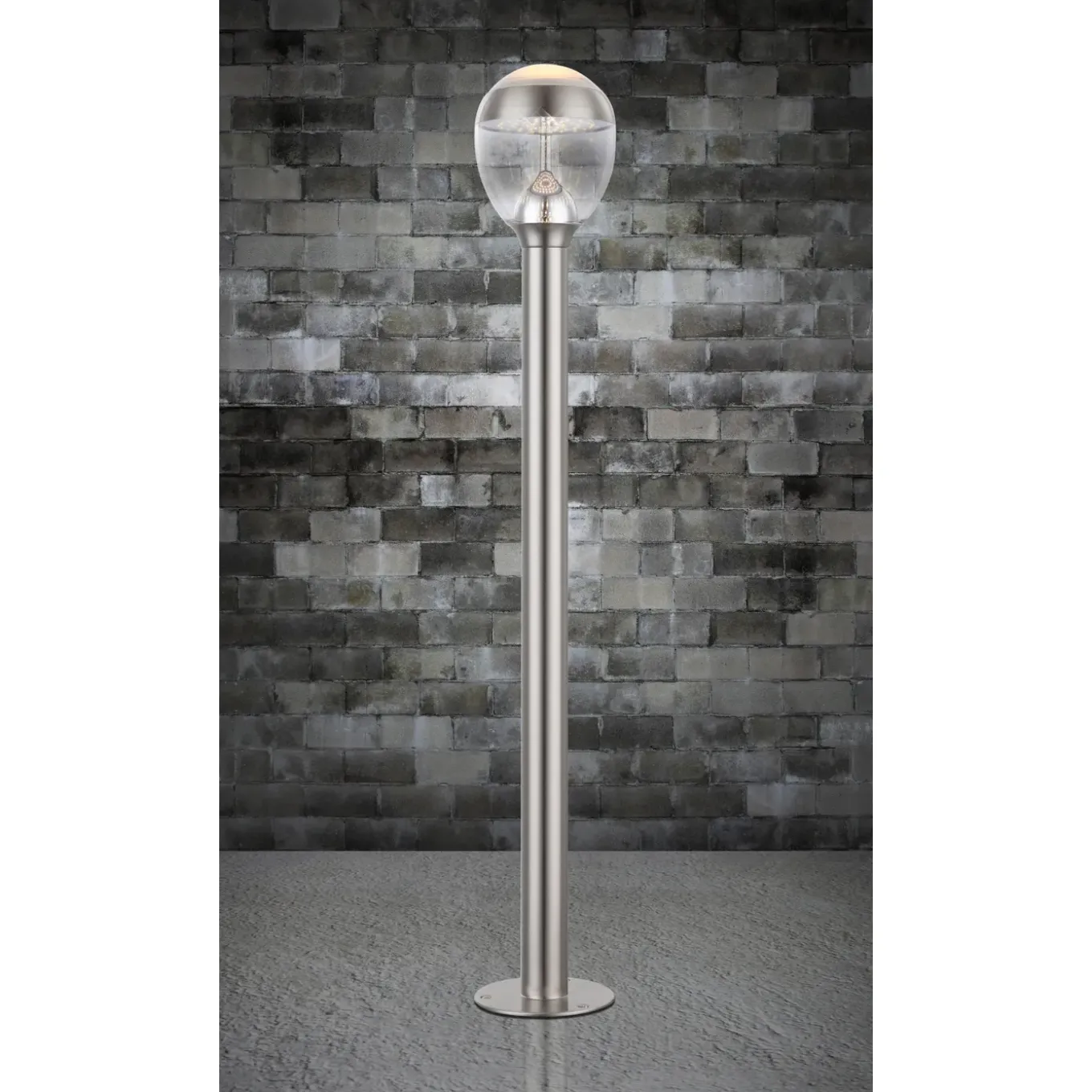 Globo Buitenlamp Callisto Led Staaledelstaal 1x Led