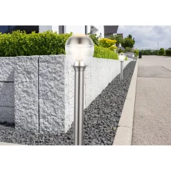Globo Buitenlamp Callisto Led Staaledelstaal 1x Led