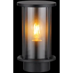 Globo Buitenlamp Gracey Staaledelstaal Zwart 1x E27
