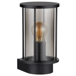 Globo Buitenlamp Gracey Staaledelstaal Zwart 1x E27