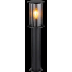 Globo Buitenlamp Gracey Staaledelstaal Zwart 1x E27