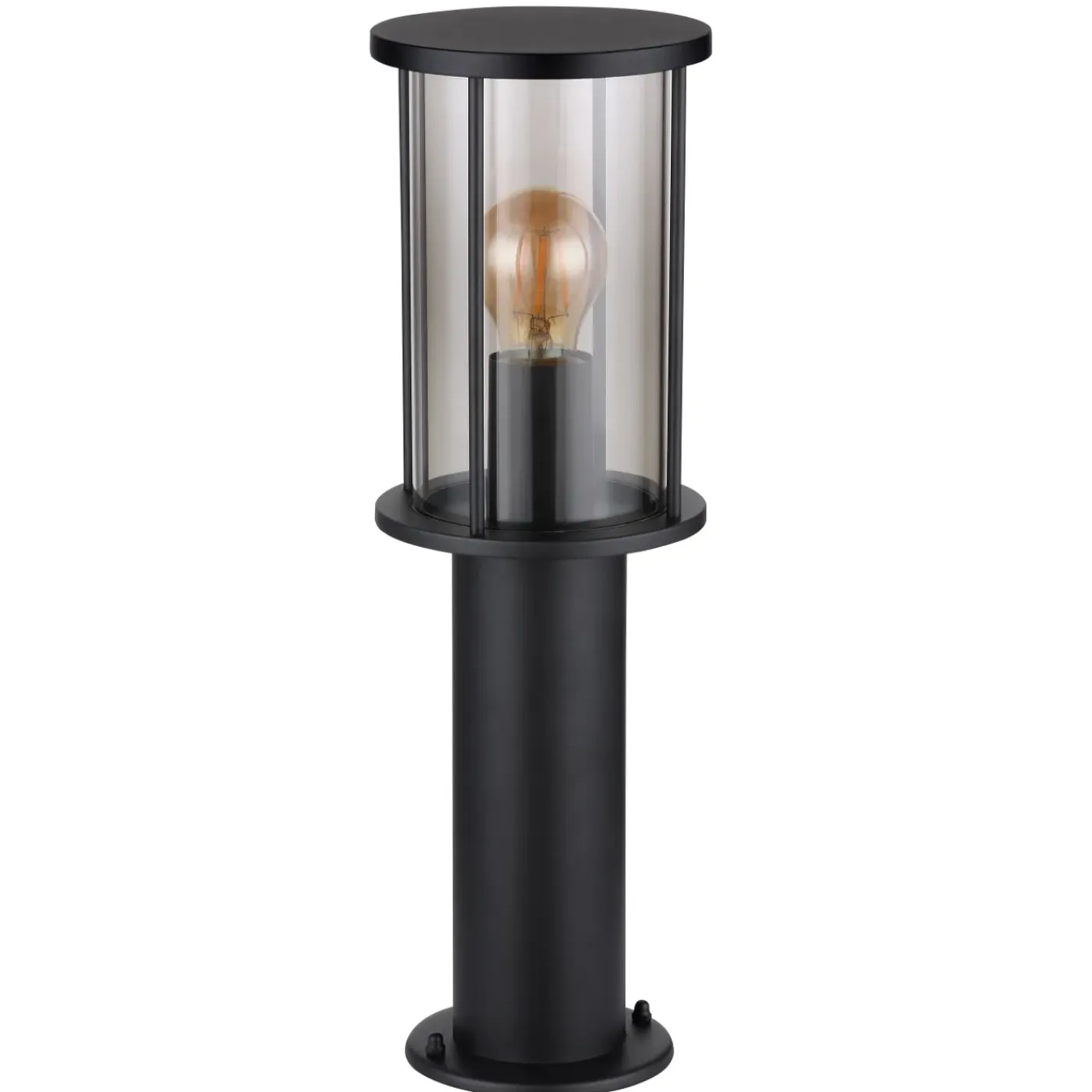 Globo Buitenlamp Gracey Staaledelstaal Zwart 1x E27