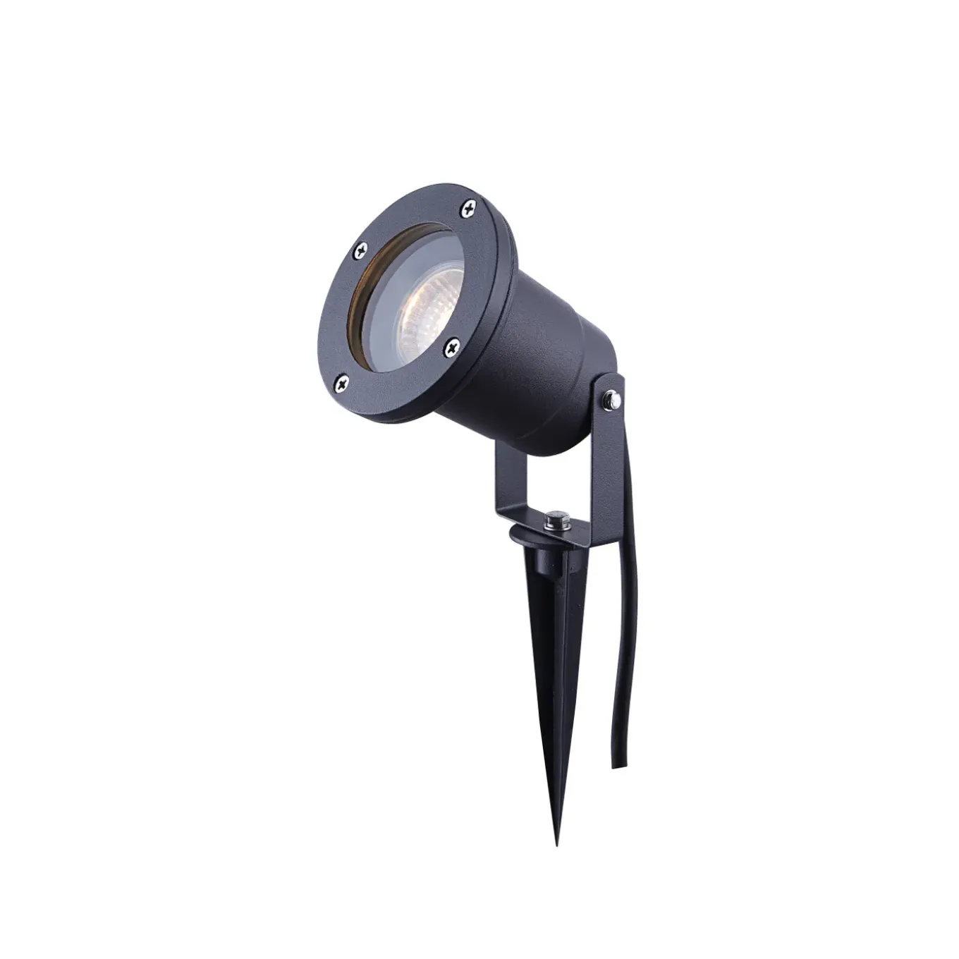 Globo Buitenlamp Style Aluminium Spuitgietwerk Grijs 1x Gu10
