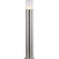 Globo Buitenlamp Xeloo Staaledelstaal Zilver 1x E27