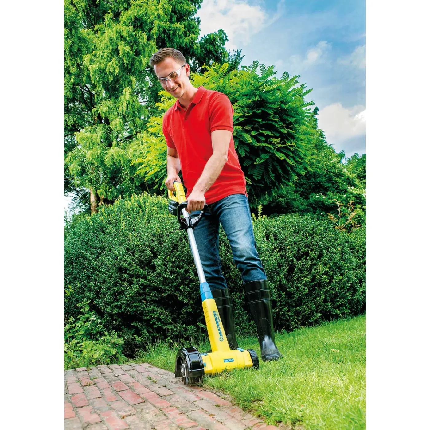 Gloria Cut & Brush 2-in-1 Graskantensnijder