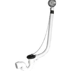 GO by Van Marcke Badgarnituur Met Rubber Stop En Ketting Voor Standaard Baden Met Afvoeropening D 52