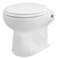 GO by Van Marcke Staand Toilet Met Vermaler Met Dubbele Spoeling 2/44 Liter Met Zitting