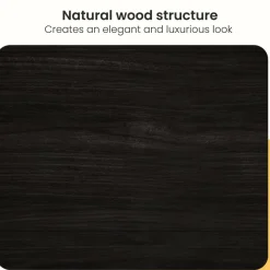 Goliving Keukentrolley - Keukenkast - Keukenrek - Serveerwagen - 60x40x89 - Zwart Hout