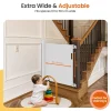 Goliving Oprolbaar Traphekje - Kinderhekje - Push & Turn - 10 Tot 150 - Mesh - Wit
