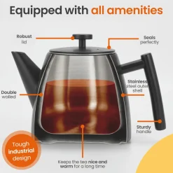Goliving Theekan Met Filter - 1 Liter