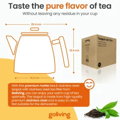 Goliving Theekan Met Filter - 1 Liter