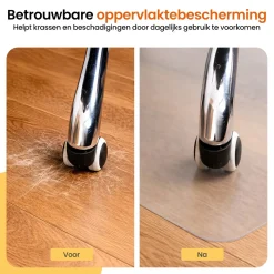 Goliving Vloerbeschermer Bureaustoel - 120x150cm - Vloermat - Pvc